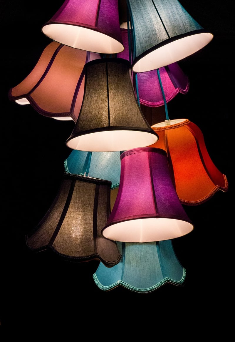 Plastic Bottle Chandelier